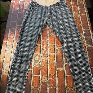 Motherhood Checkered Black and White Leggings